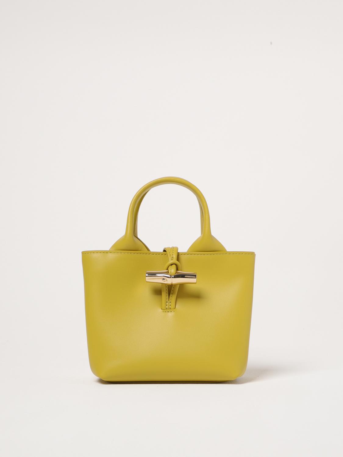 LONGCHAMP MINI BAG: Shoulder bag woman Longchamp, Lime - Img 1