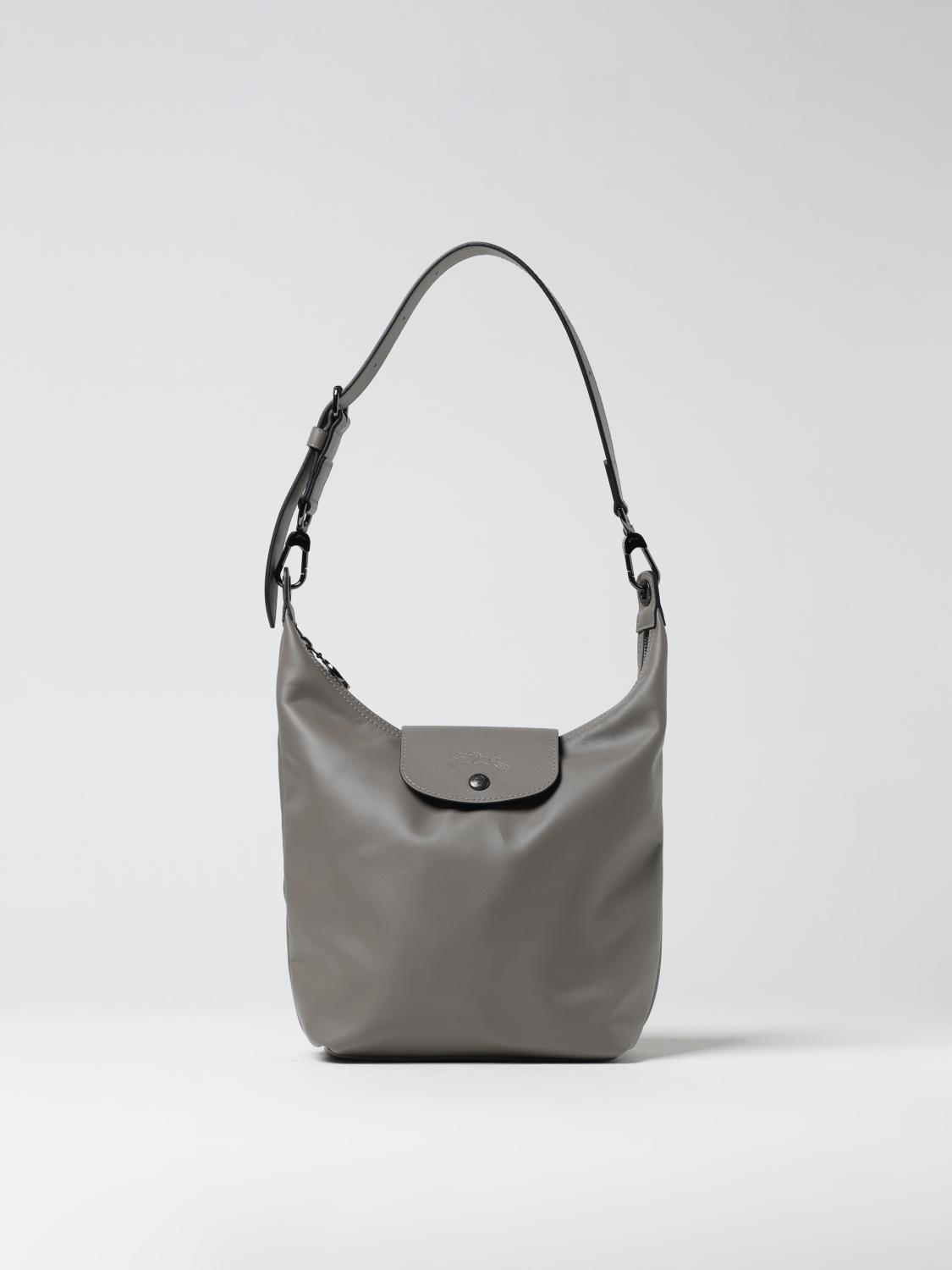 LONGCHAMP BOLSO DE HOMBRO: Bolso de hombro mujer Longchamp, Gris - Img 1