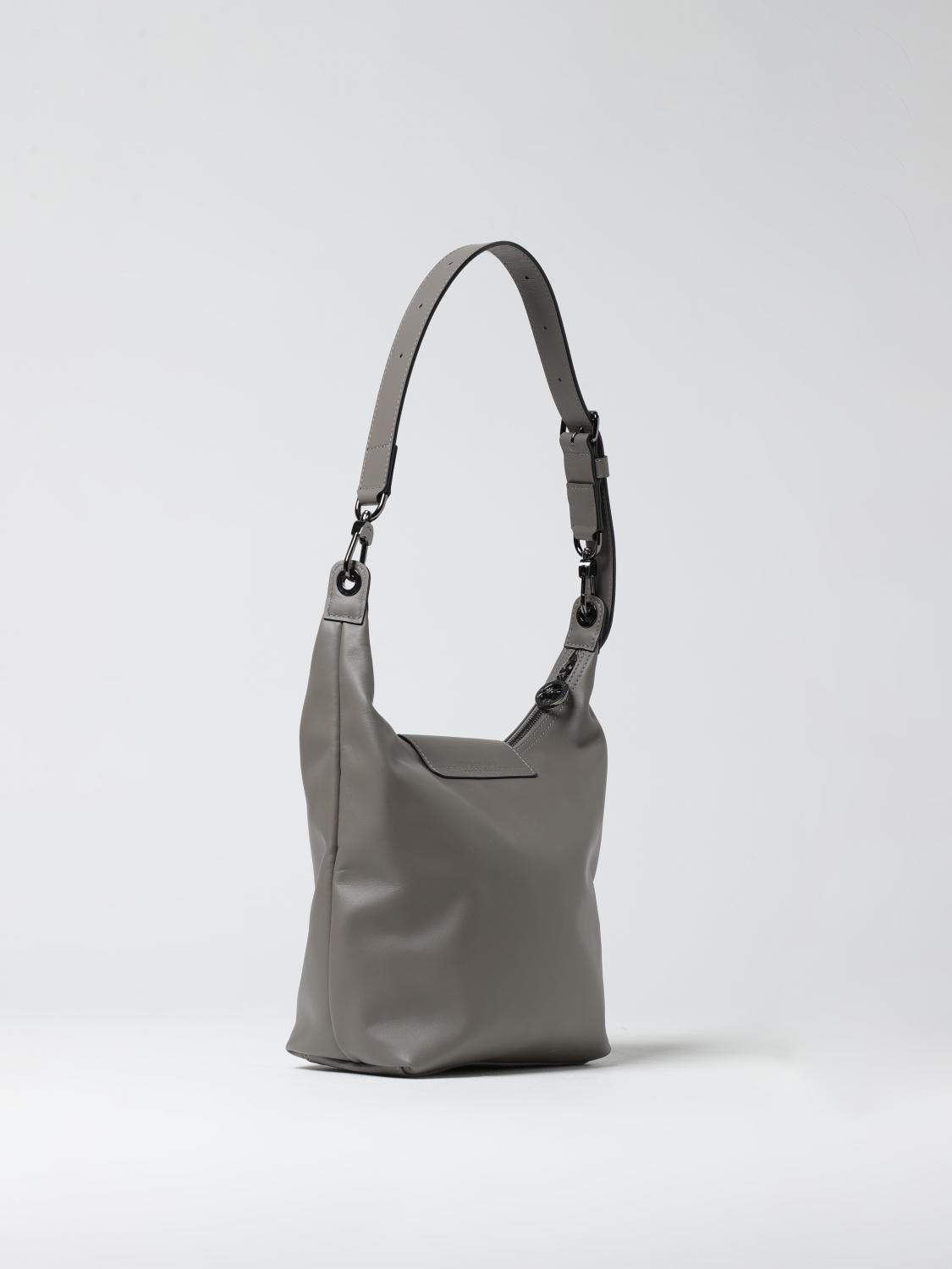 LONGCHAMP BOLSO DE HOMBRO: Bolso de hombro mujer Longchamp, Gris - Img 2