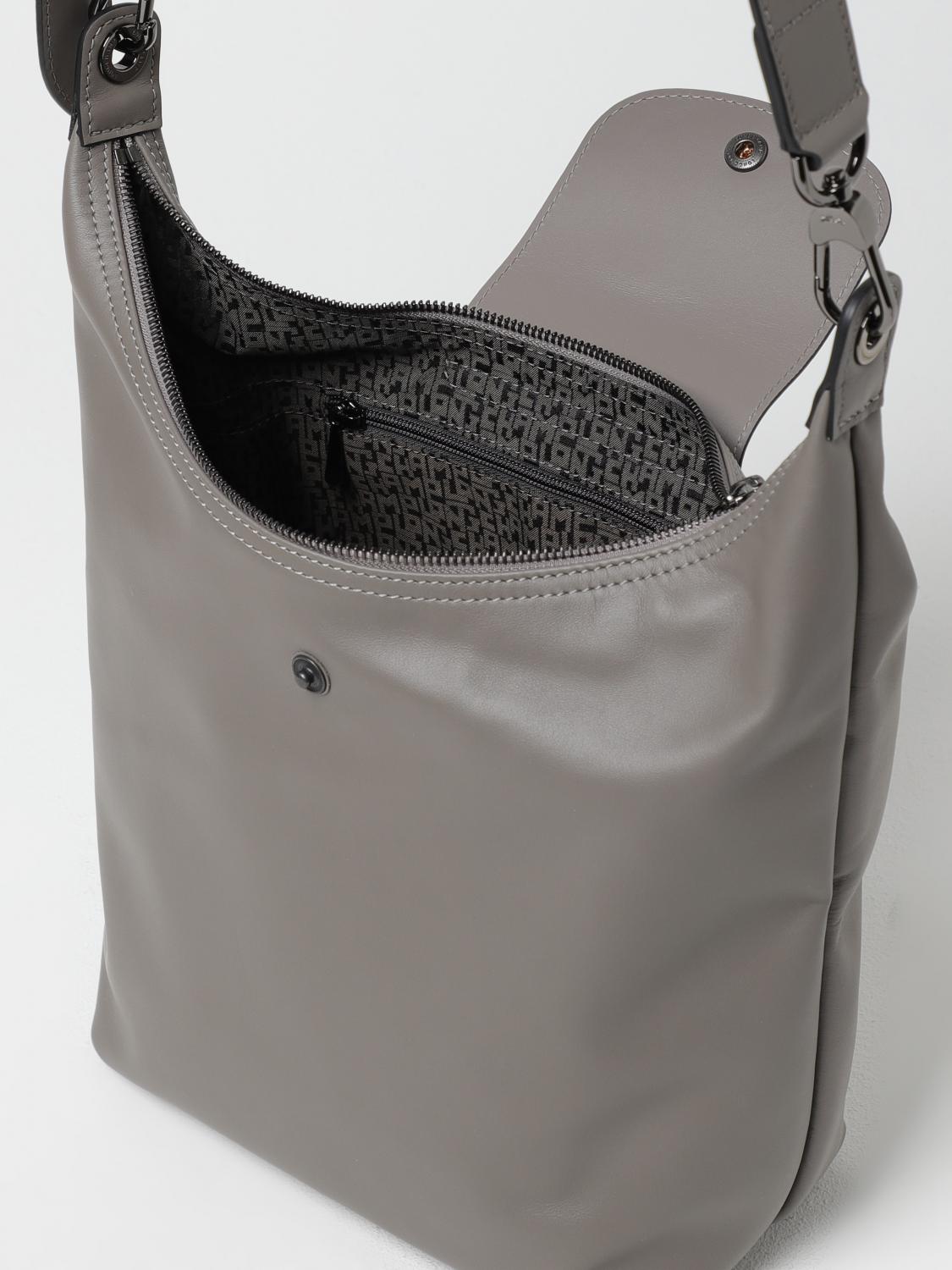 LONGCHAMP BOLSO DE HOMBRO: Bolso de hombro mujer Longchamp, Gris - Img 3