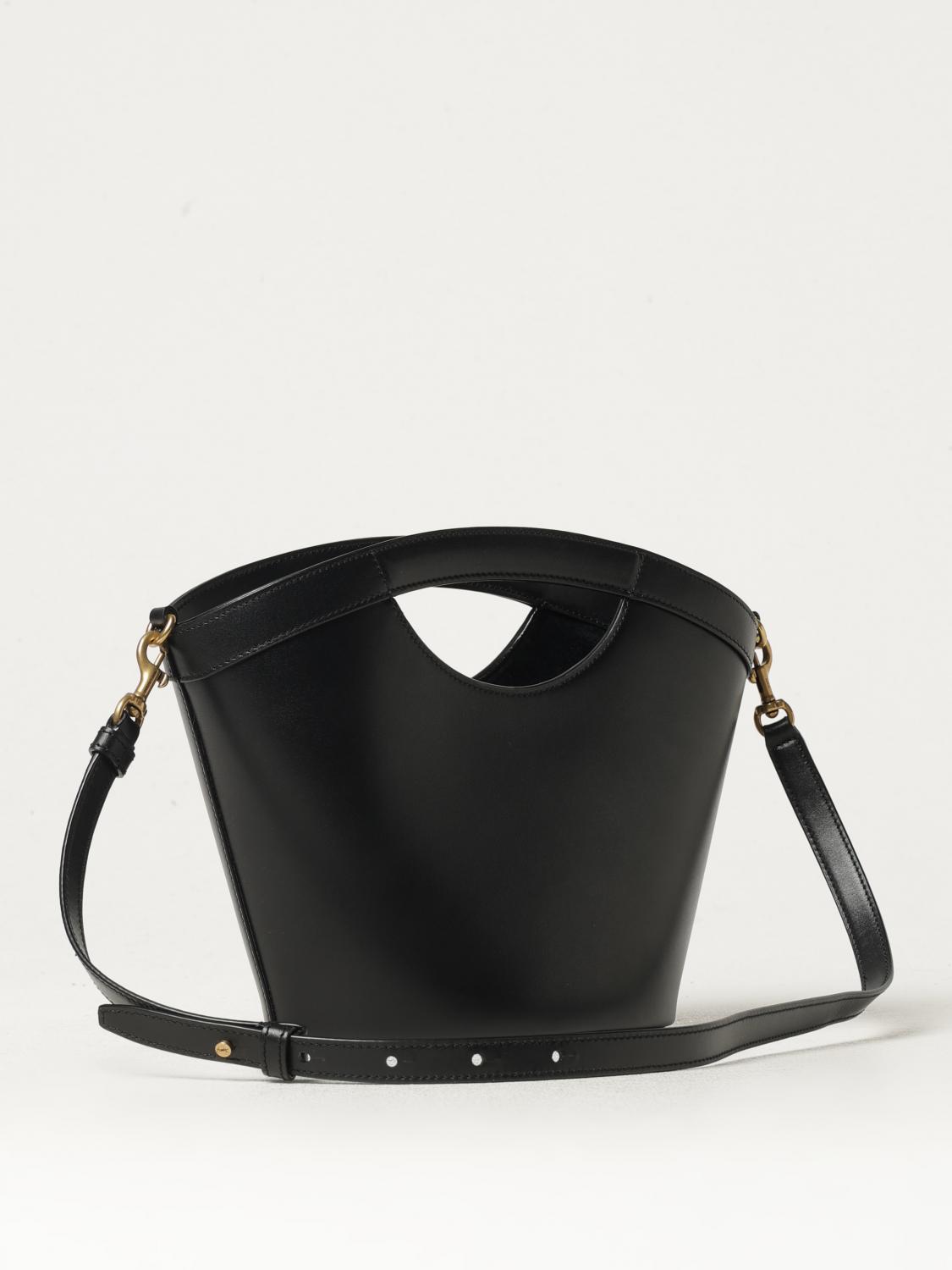SAINT LAURENT BORSA MINI: Borsa Celia Saint Laurent in pelle , Nero - Img 3
