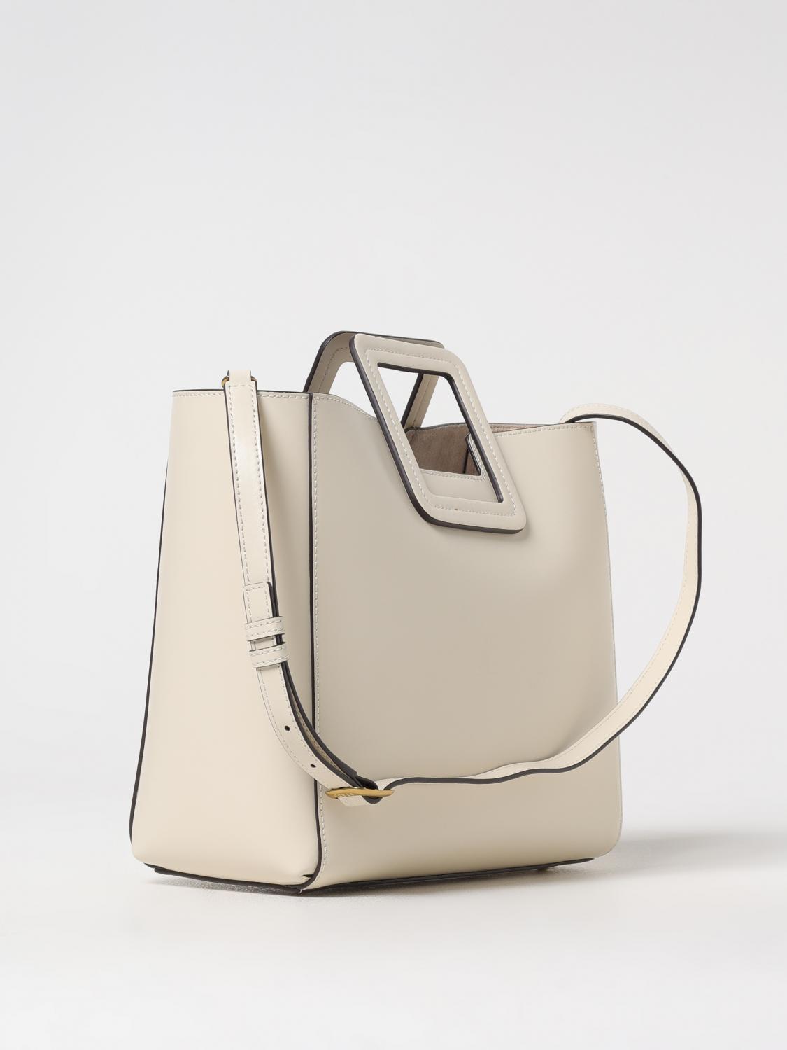 STAUD HANDTASCHE: Schultertasche damen Staud, Cream - Img 2