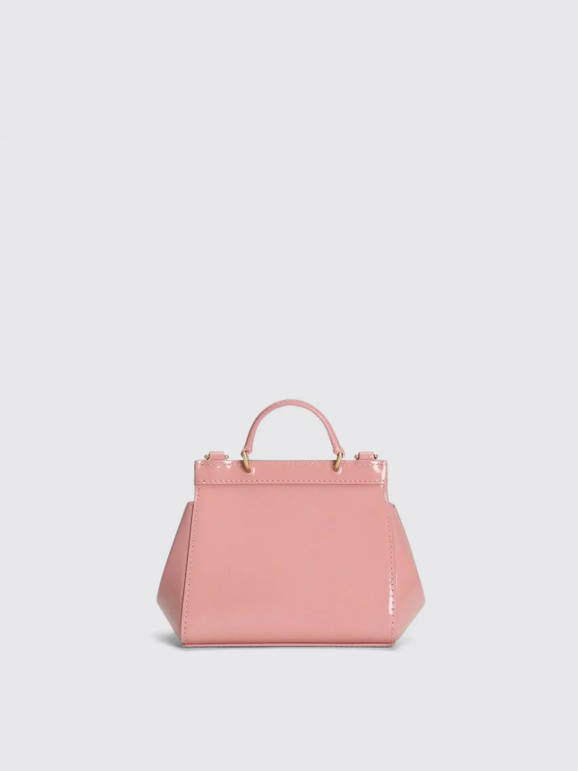 DOLCE & GABBANA TASCHE: Sicily Tasche aus Lackkalbsleder Dolce & Gabbana, Pink - Img 2