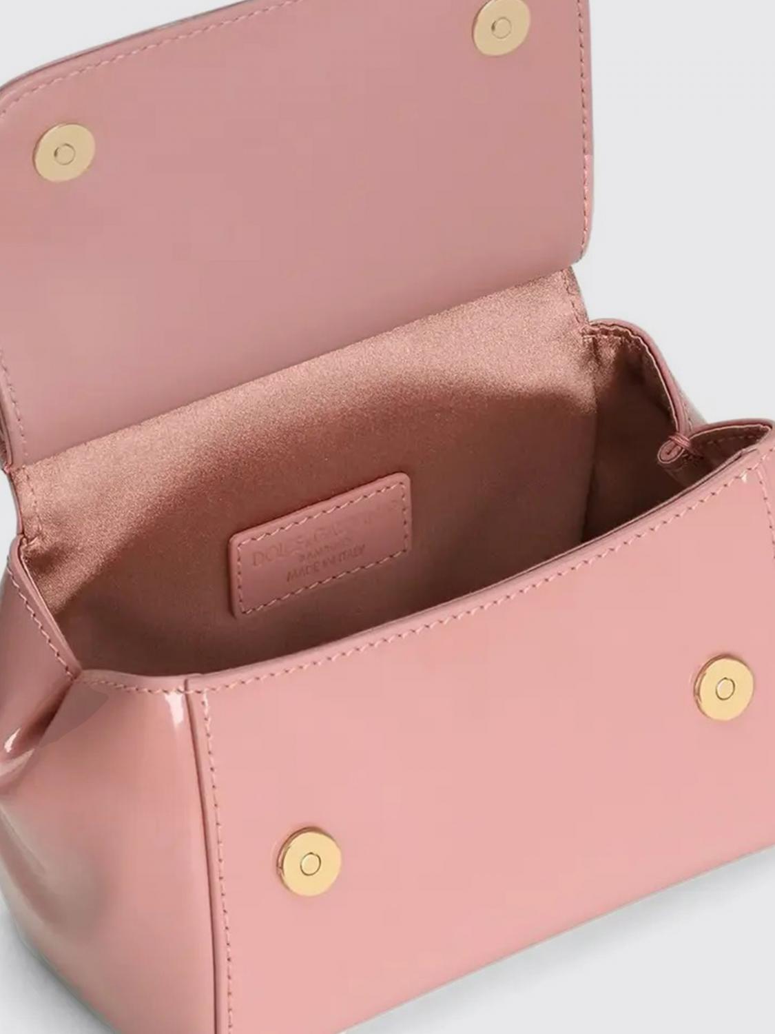 DOLCE & GABBANA TASCHE: Sicily Tasche aus Lackkalbsleder Dolce & Gabbana, Pink - Img 4