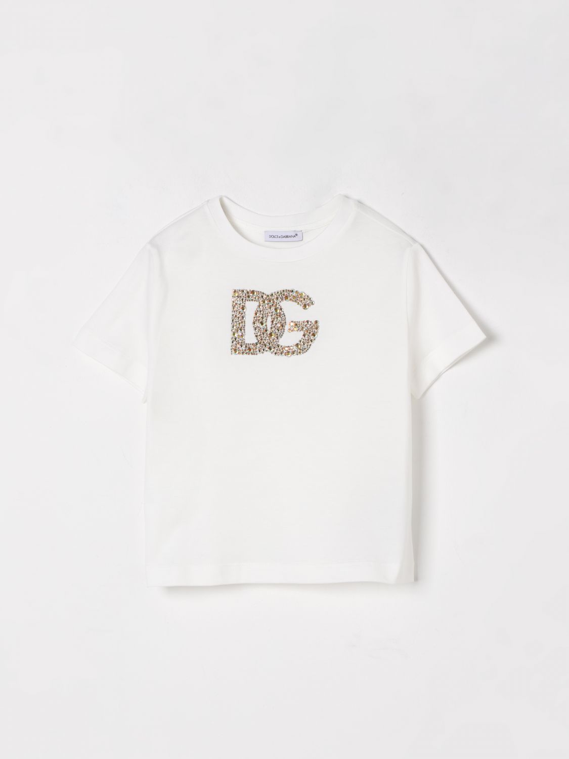 DOLCE & GABBANA T-SHIRT: T-shirt kids Dolce & Gabbana, White - Img 1