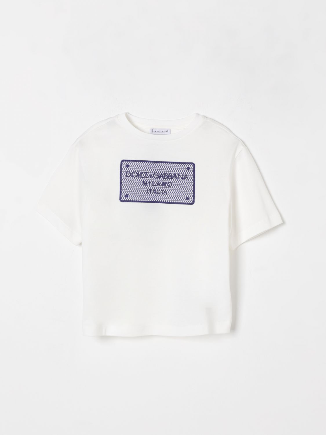 DOLCE & GABBANA T-SHIRT: T-shirt kids Dolce & Gabbana, White - Img 1