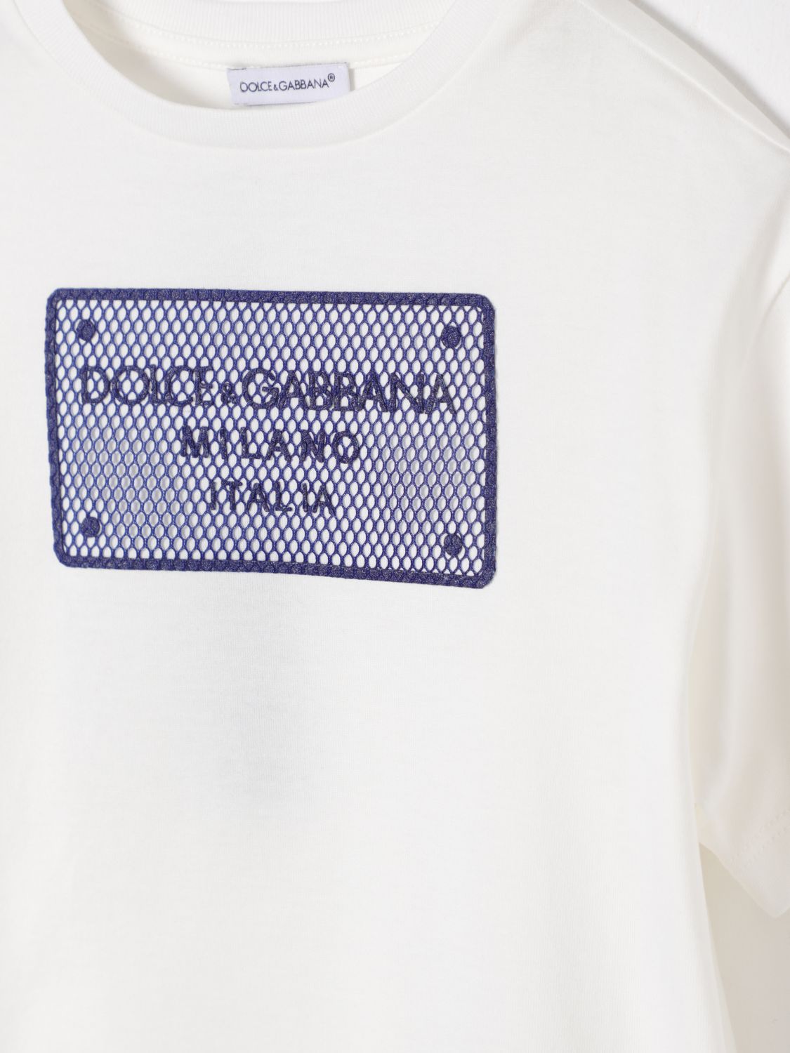 DOLCE & GABBANA T-SHIRT: T-shirt kids Dolce & Gabbana, White - Img 3