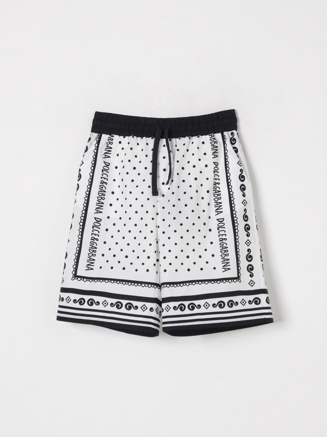 DOLCE & GABBANA SHORTS: Shorts kids Dolce & Gabbana, White - Img 1