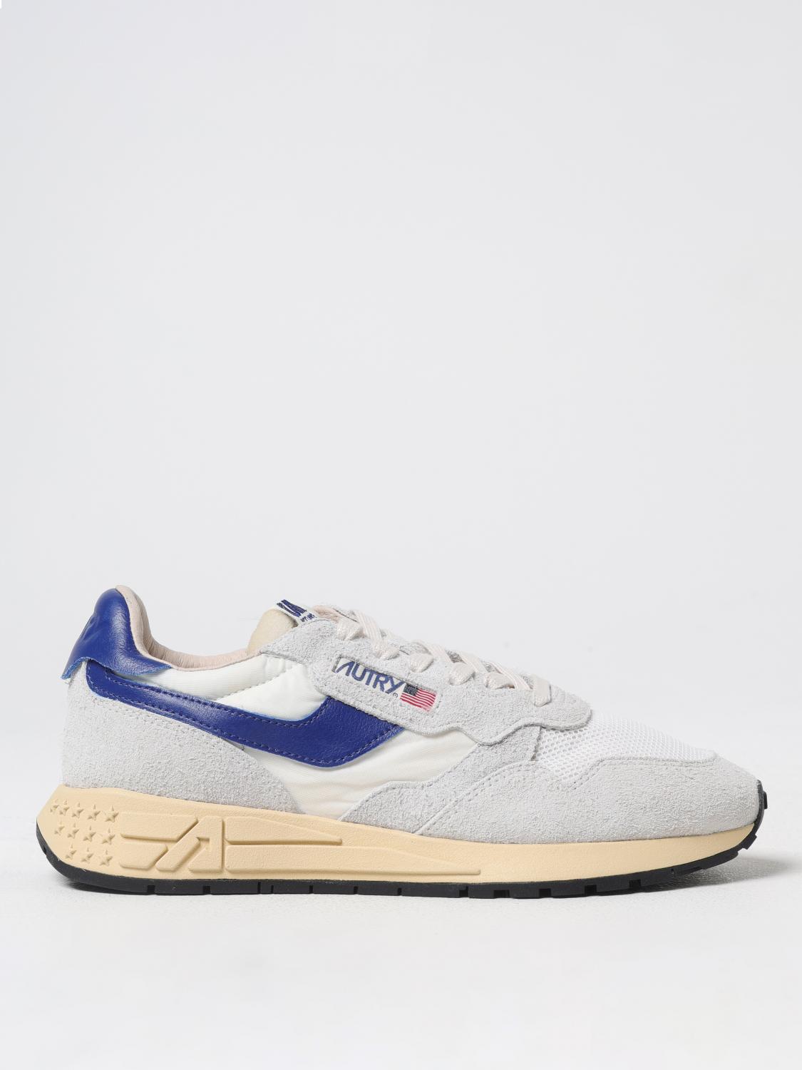 AUTRY SNEAKERS: Sneakers Reelwind Autry in camoscio e mesh , Grigio - Img 1