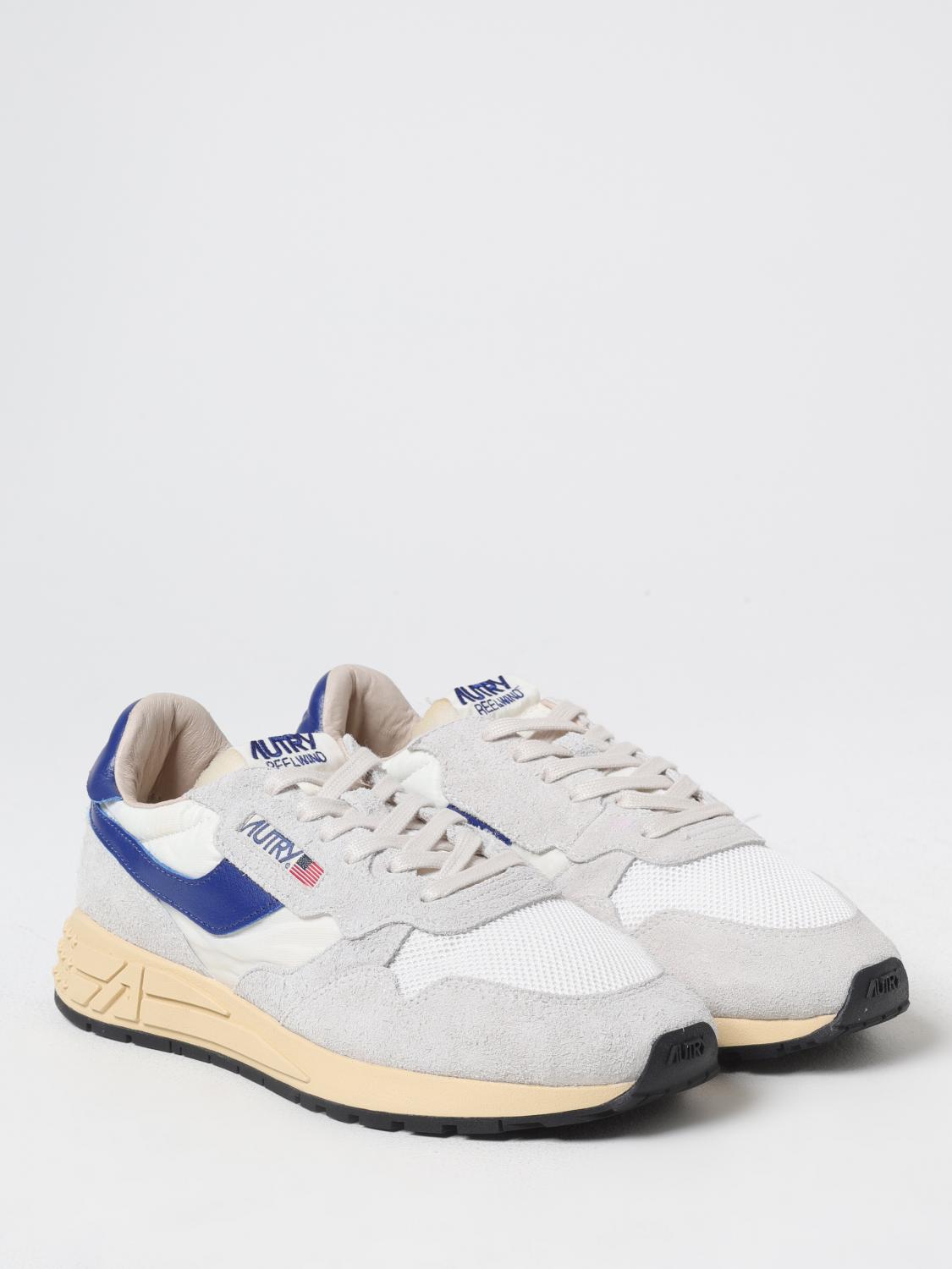 AUTRY SNEAKERS: Sneakers Reelwind Autry in camoscio e mesh , Grigio - Img 2