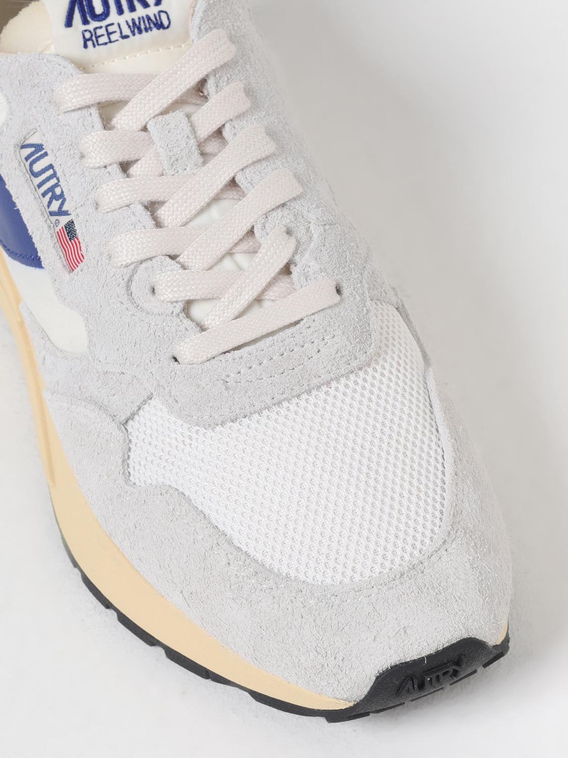 AUTRY SNEAKERS: Sneakers Reelwind Autry in camoscio e mesh , Grigio - Img 4
