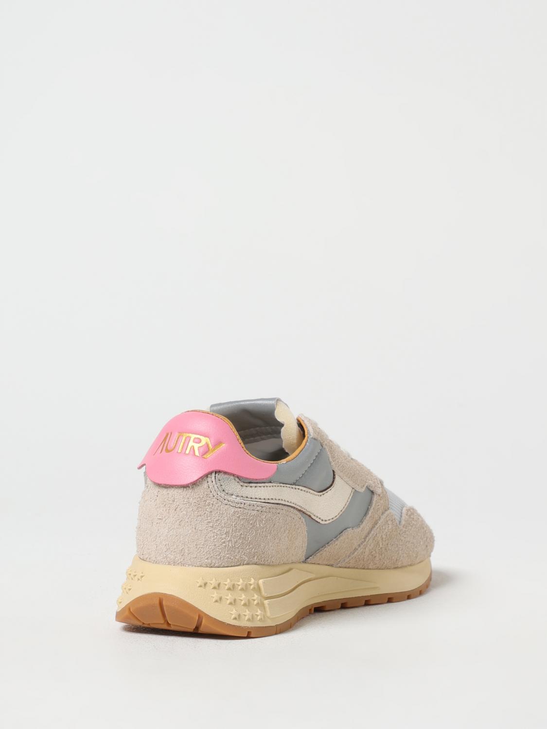 AUTRY SNEAKERS: Sneakers Reelwind Autry in camoscio e mesh , Beige - Img 3
