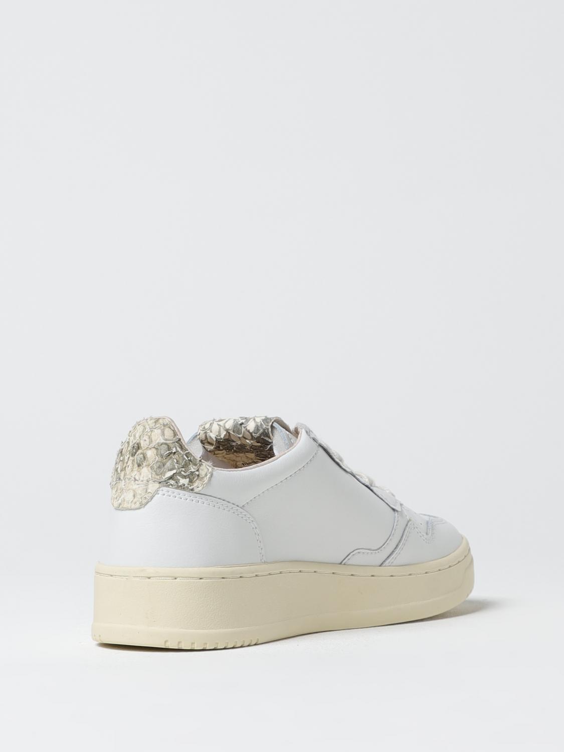 AUTRY SNEAKERS: Sneakers Medalist Autry in pelle, Bianco - Img 3