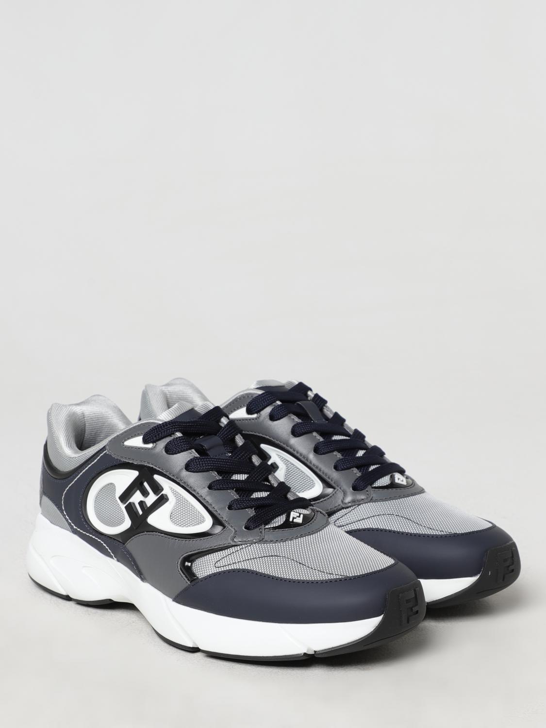 FENDI SNEAKERS: Sneakers men Fendi, Blue - Img 2