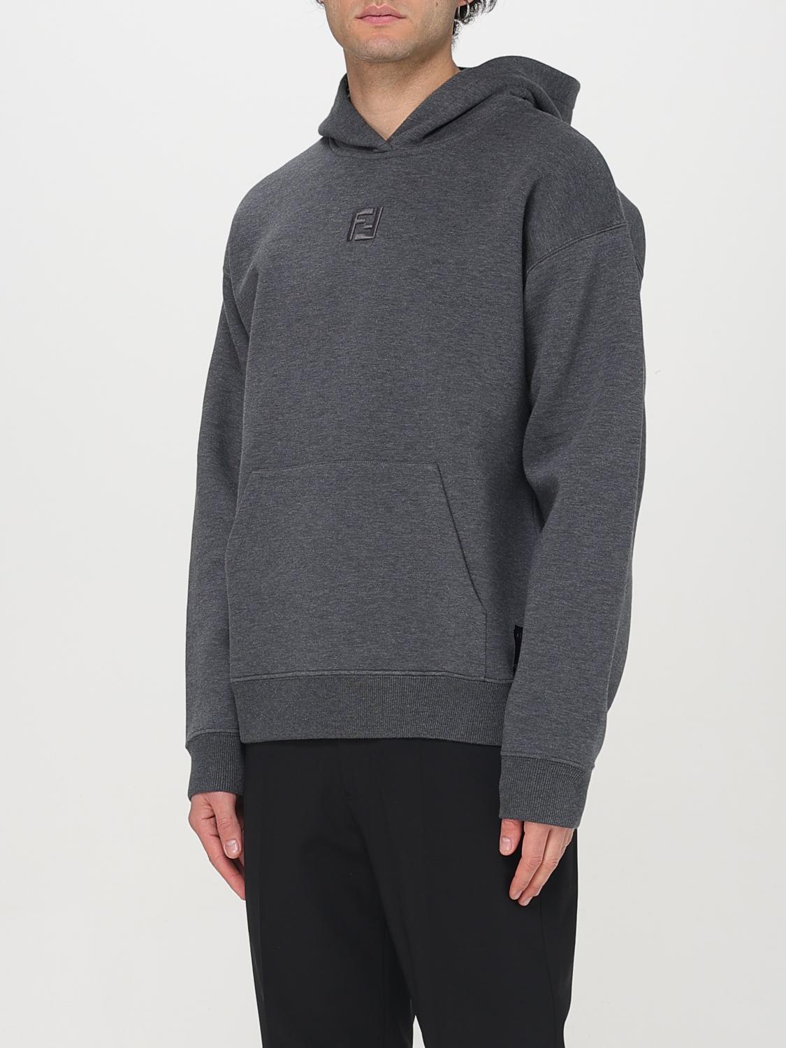 FENDI SWEATSHIRT: Sweatshirt men Fendi, Grey - Img 3