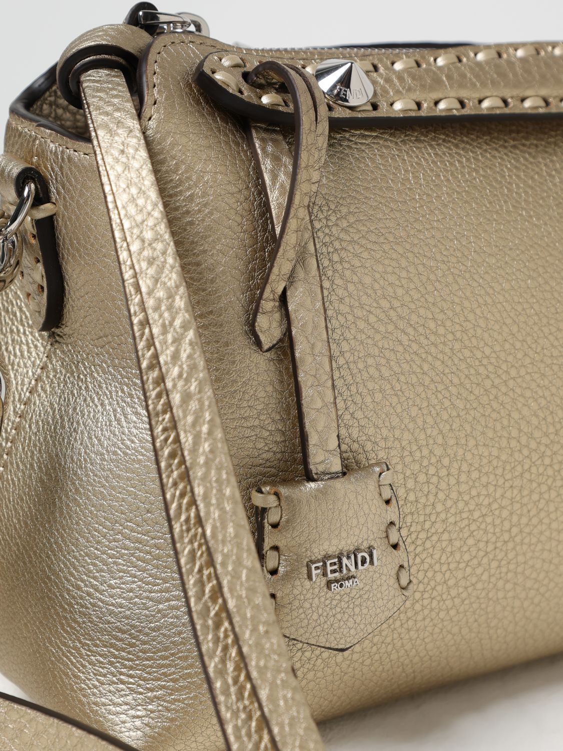 FENDI UMHÄNGETASCHE: Schultertasche damen Fendi, Platinum - Img 3