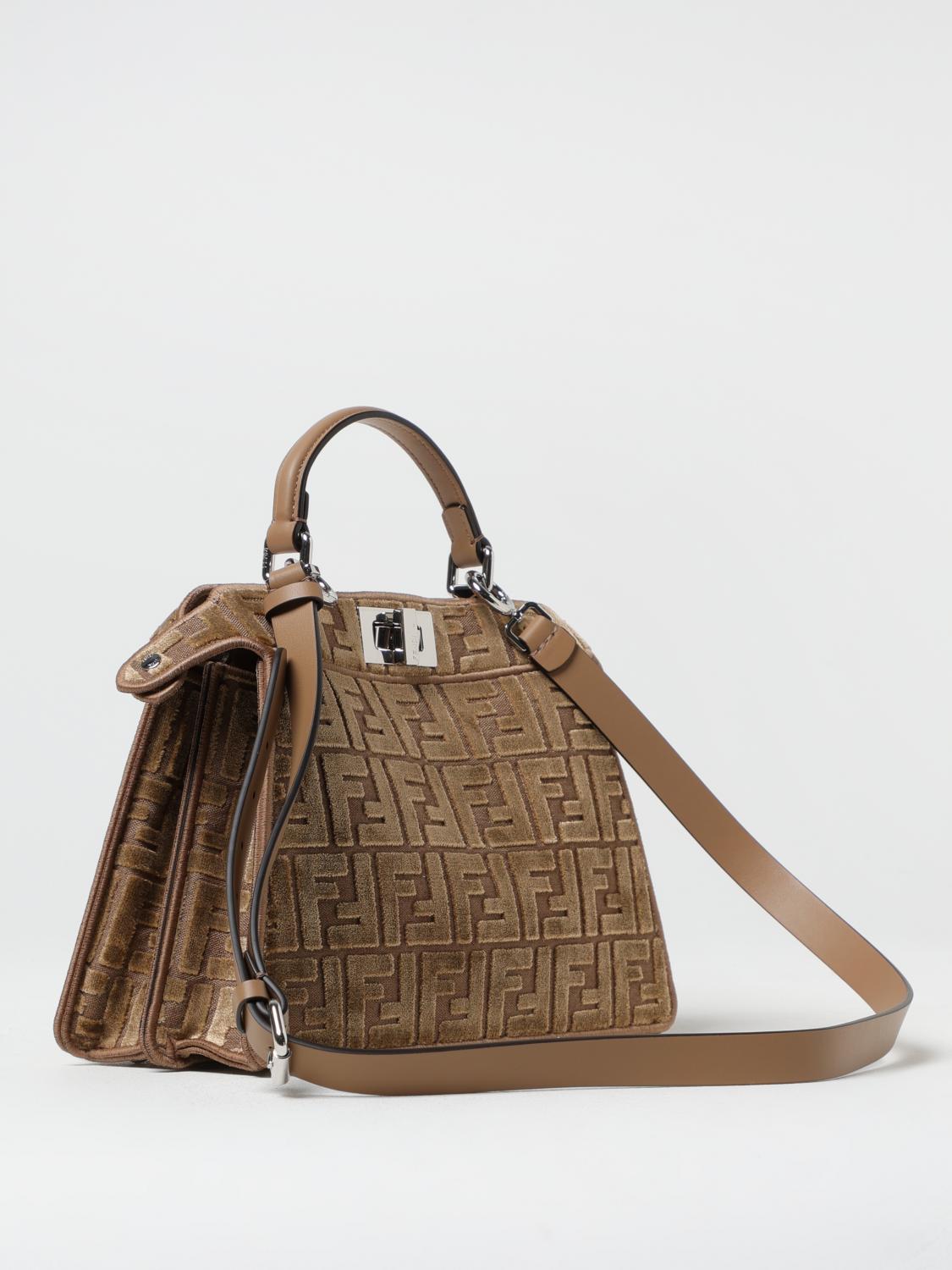 FENDI HANDBAG: Shoulder bag woman Fendi, Brown - Img 2