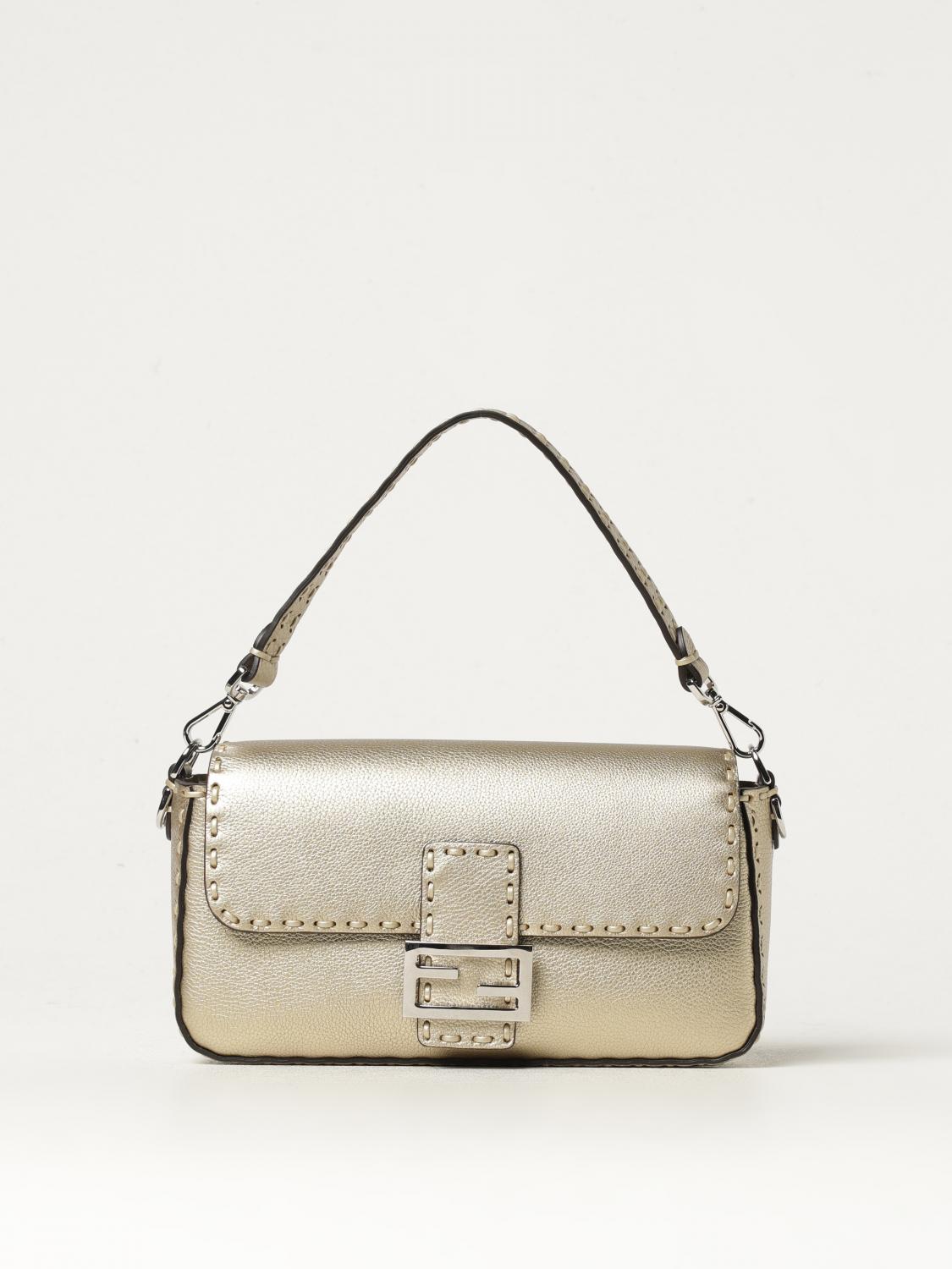 FENDI HANDBAG: Shoulder bag woman Fendi, Platinum - Img 1