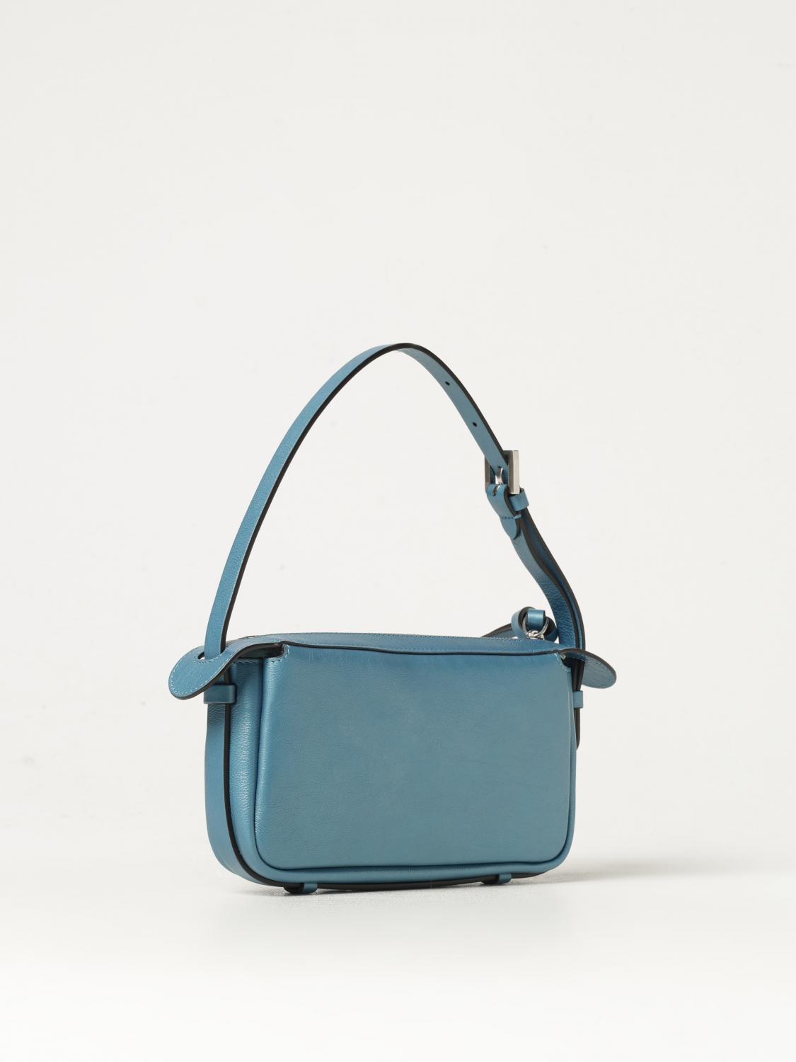 FENDI MINI BAG: Shoulder bag woman Fendi, Gnawed Blue - Img 3