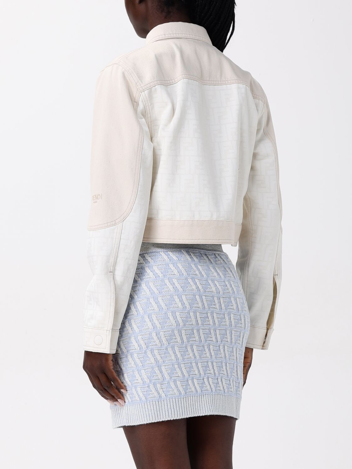 FENDI JACKET: Jacket woman Fendi, White - Img 2