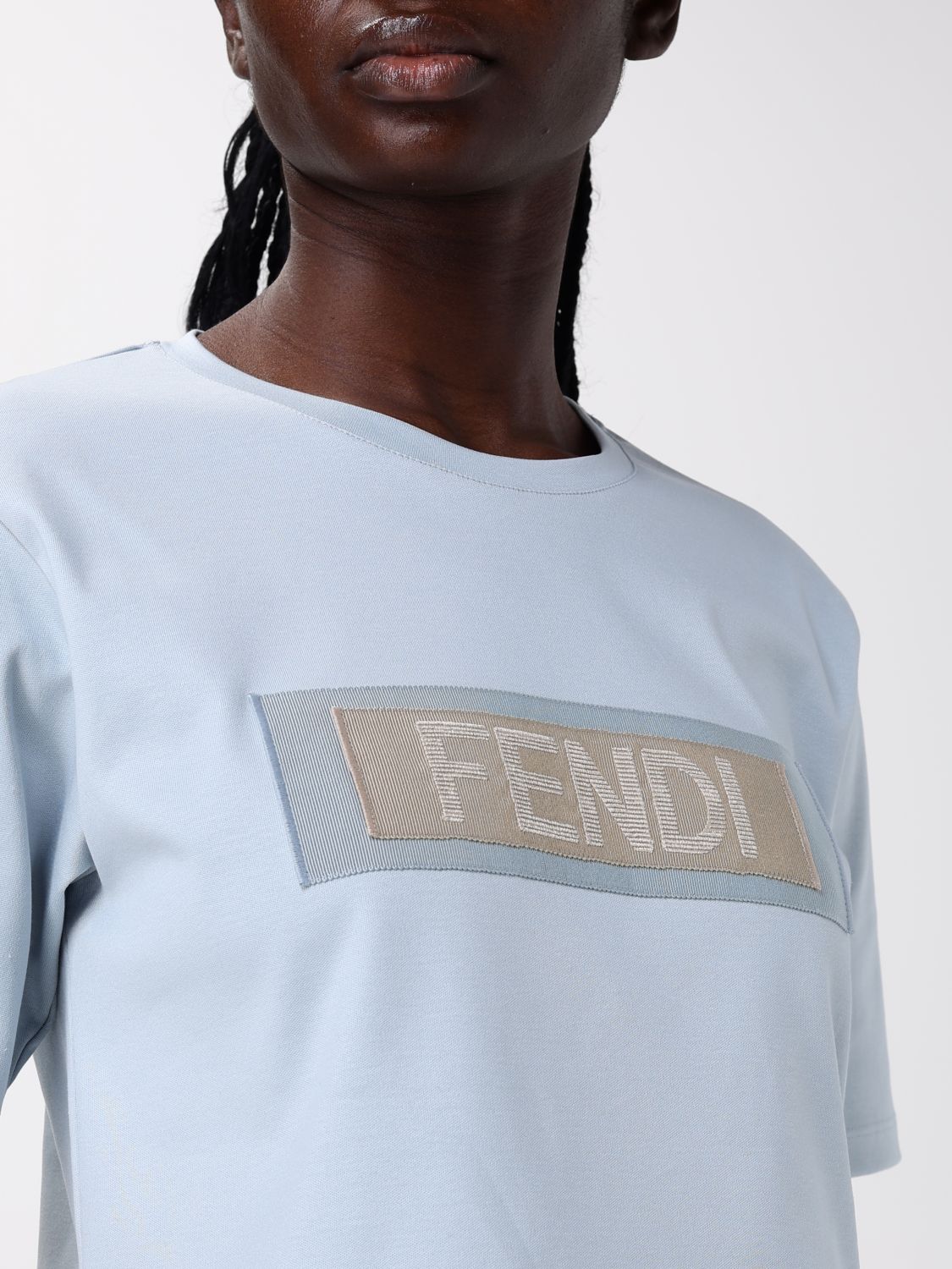 FENDI T-SHIRT: T-shirt woman Fendi, Dust - Img 4