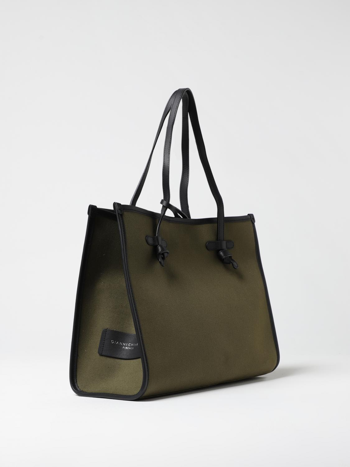 GIANNI CHIARINI CLUB MARCELLA 托特包: 肩包 女士 Gianni Chiarini Club Marcella, 军绿色 - Img 2