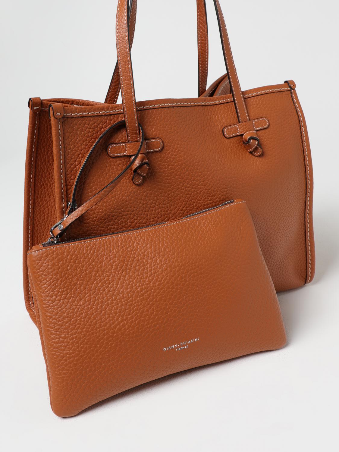 GIANNI CHIARINI CLUB MARCELLA TOTE BAGS: Shoulder bag woman Gianni Chiarini Club Marcella, Camel - Img 3