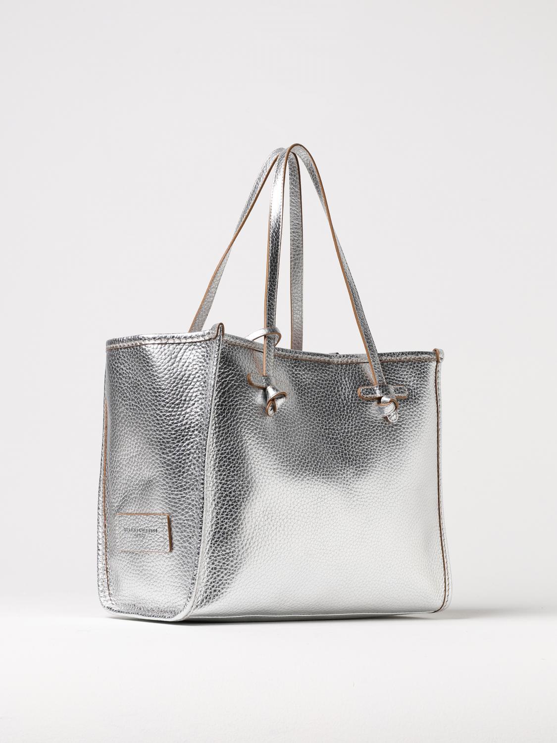 GIANNI CHIARINI CLUB MARCELLA TOTE BAGS: Shoulder bag woman Gianni Chiarini Club Marcella, Silver - Img 2