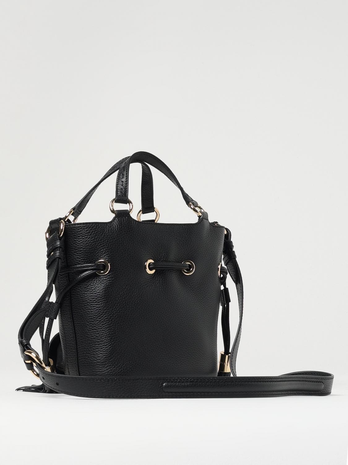 LANCEL BORSA A MANO: Borsa Lancel in pelle martellata , Nero - Img 2