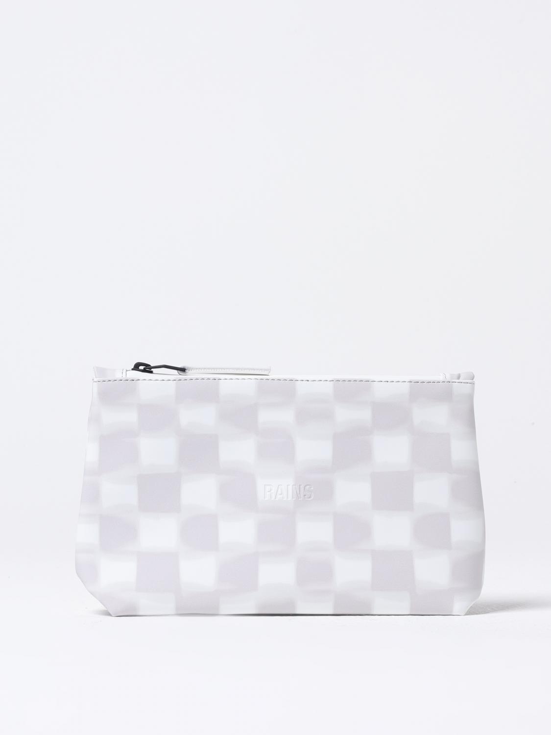 RAINS BORSA MINI: Cosmetic Bag Rains impermeabile, Argento - Img 1