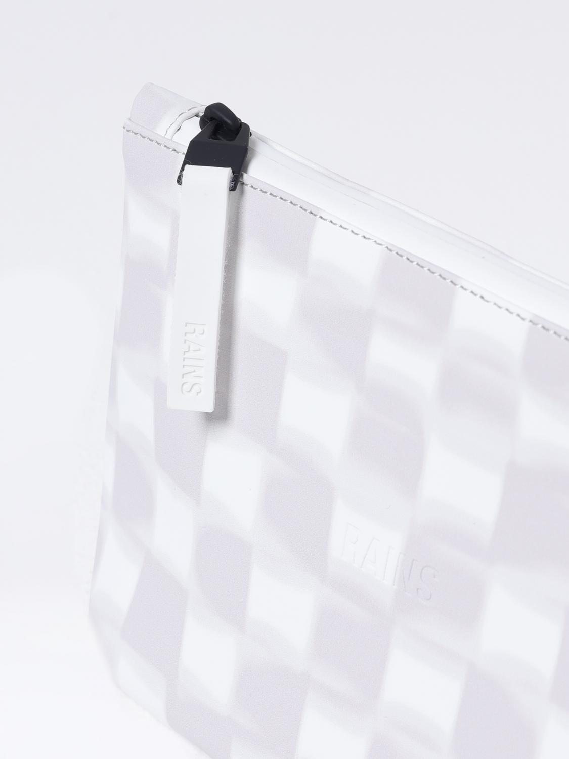 RAINS BORSA MINI: Cosmetic Bag Rains impermeabile, Argento - Img 3