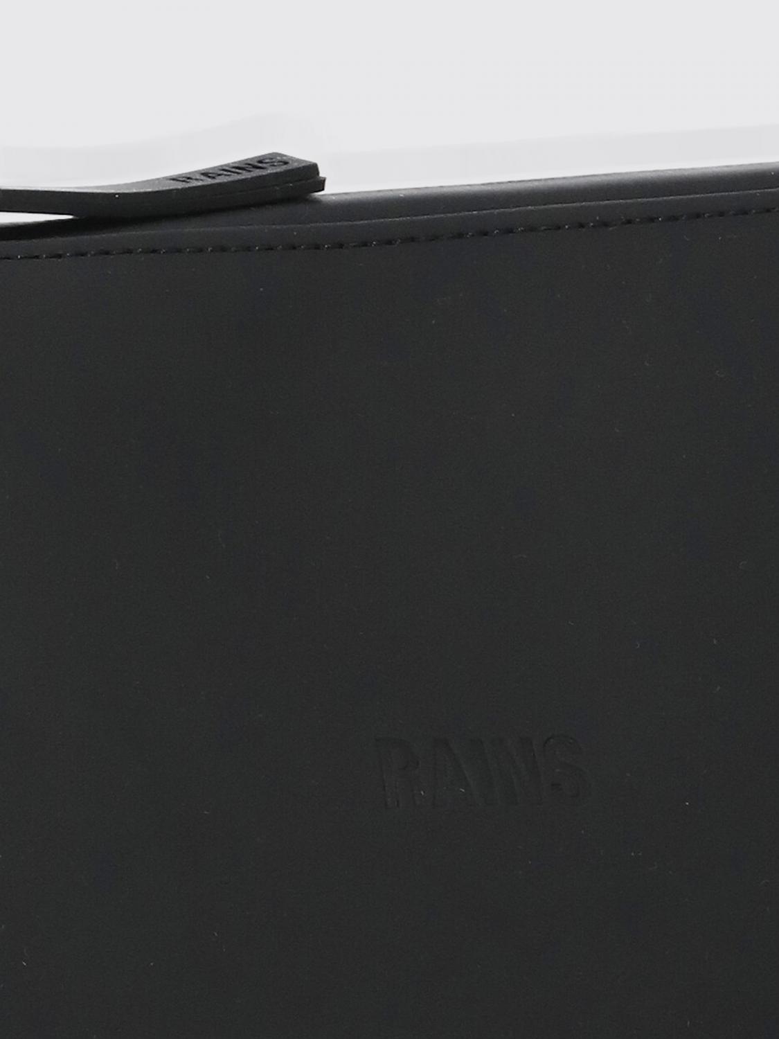 RAINS BORSA MINI: Cosmetic Bag Rains impermeabile, Nero 2 - Img 3
