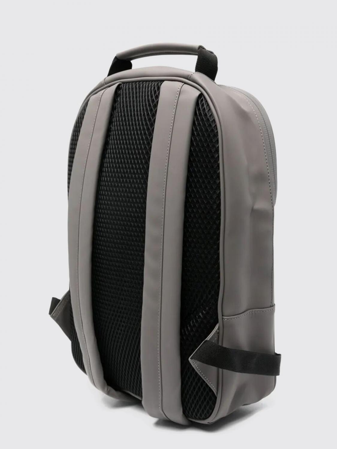 RAINS ZAINO: Zaino Book Daypack Rains in PES, Grigio - Img 2