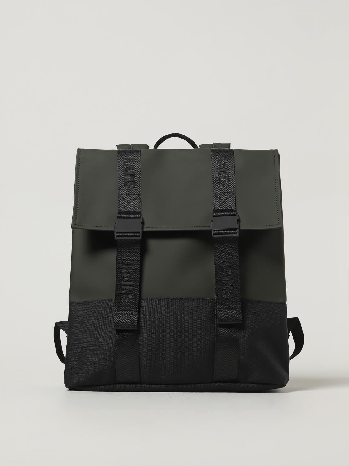 RAINS BACKPACK: Bags men Rains, Green - Img 1