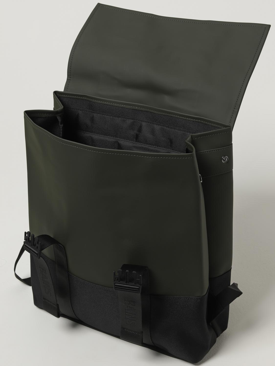 RAINS BACKPACK: Bags men Rains, Green - Img 4