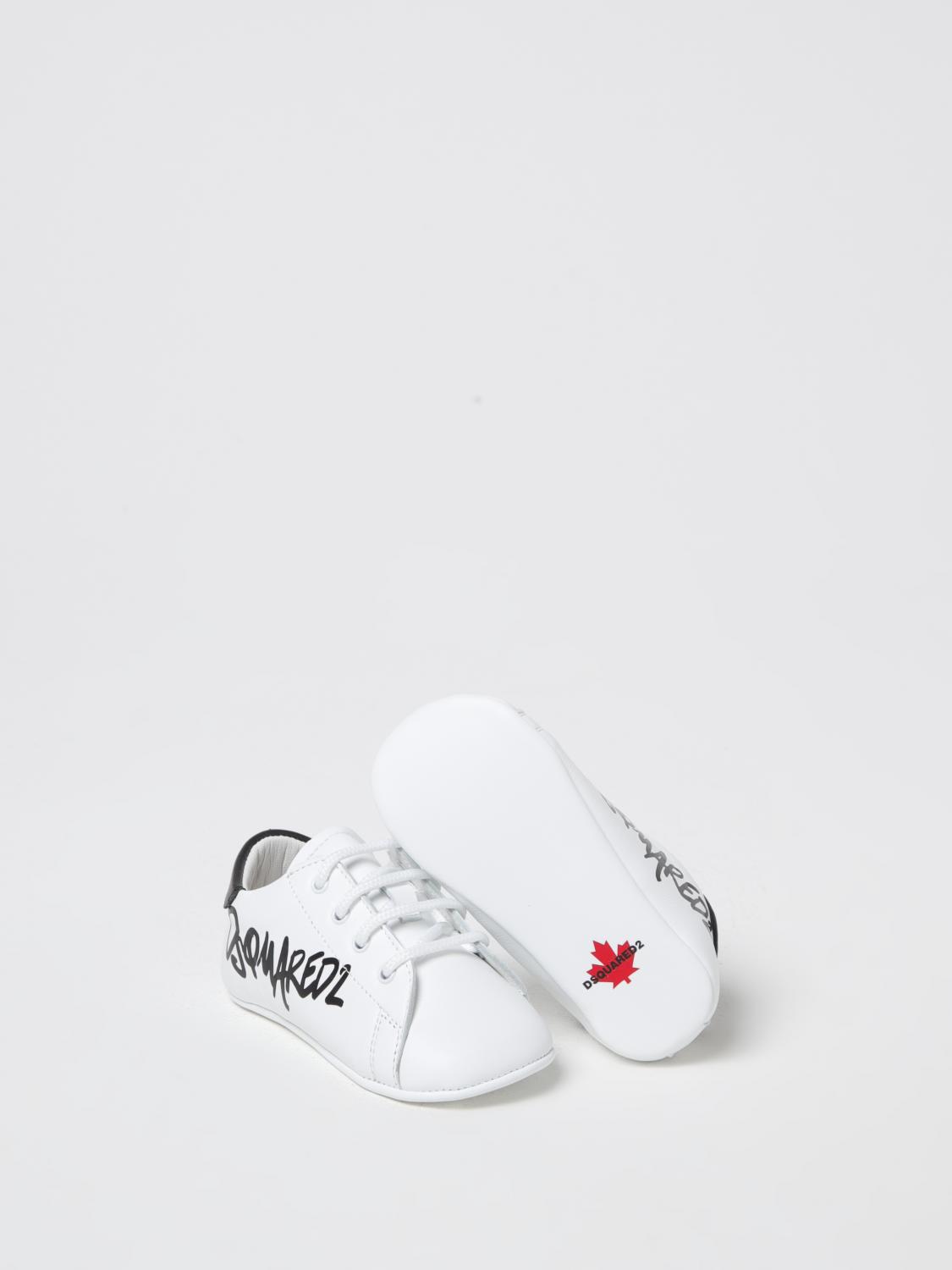 DSQUARED2 BASKETS: Chaussures enfant Dsquared2, Blanc - Img 2