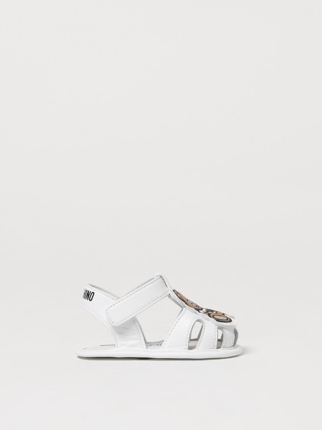MOSCHINO SCHUHE: Schuhe kinder Moschino, Weiß - Img 1