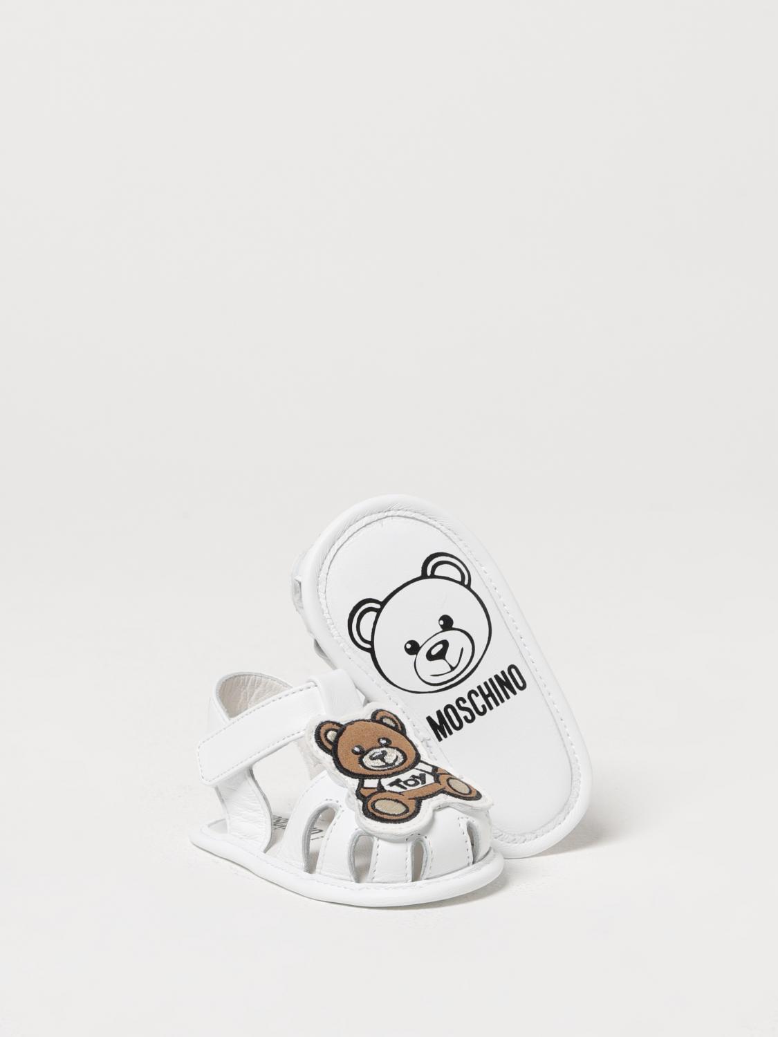 MOSCHINO SCHUHE: Schuhe kinder Moschino, Weiß - Img 2