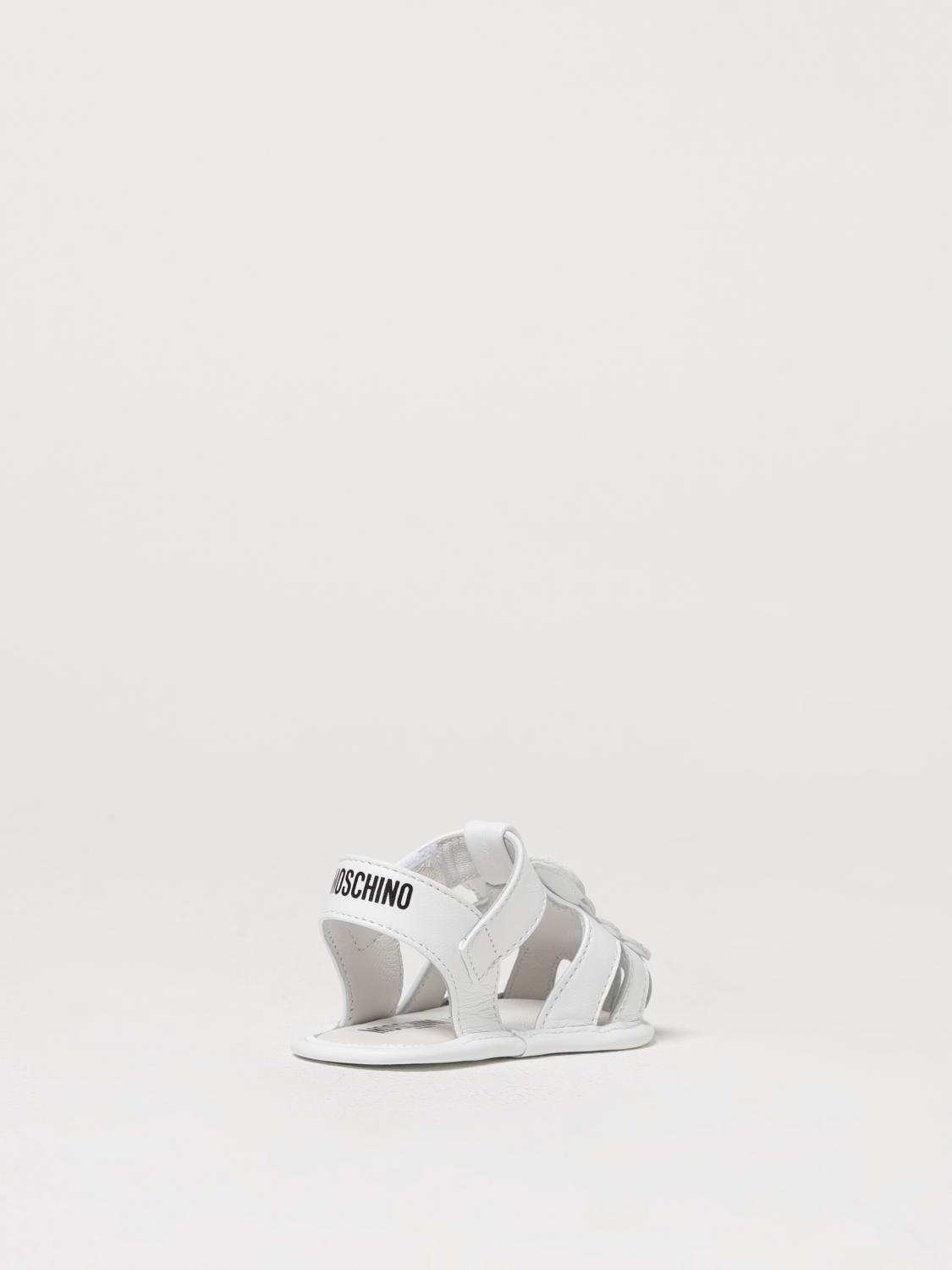 MOSCHINO SCHUHE: Schuhe kinder Moschino, Weiß - Img 3