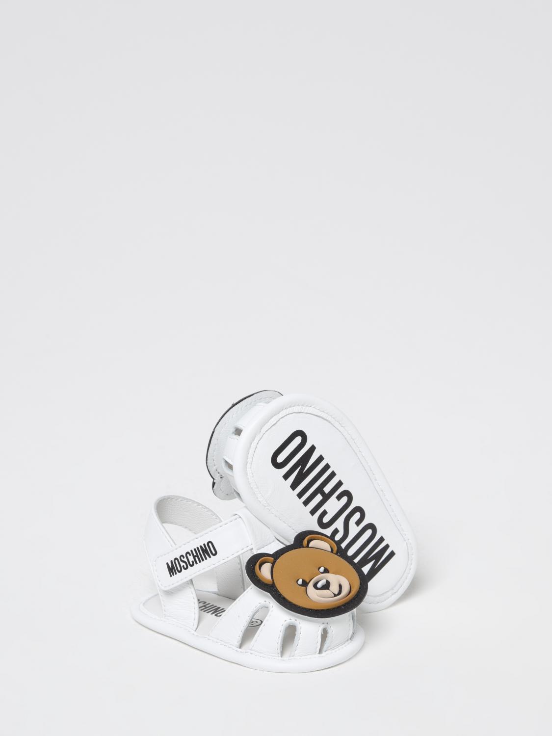 MOSCHINO SCHUHE: Schuhe kinder Moschino, Weiß - Img 2