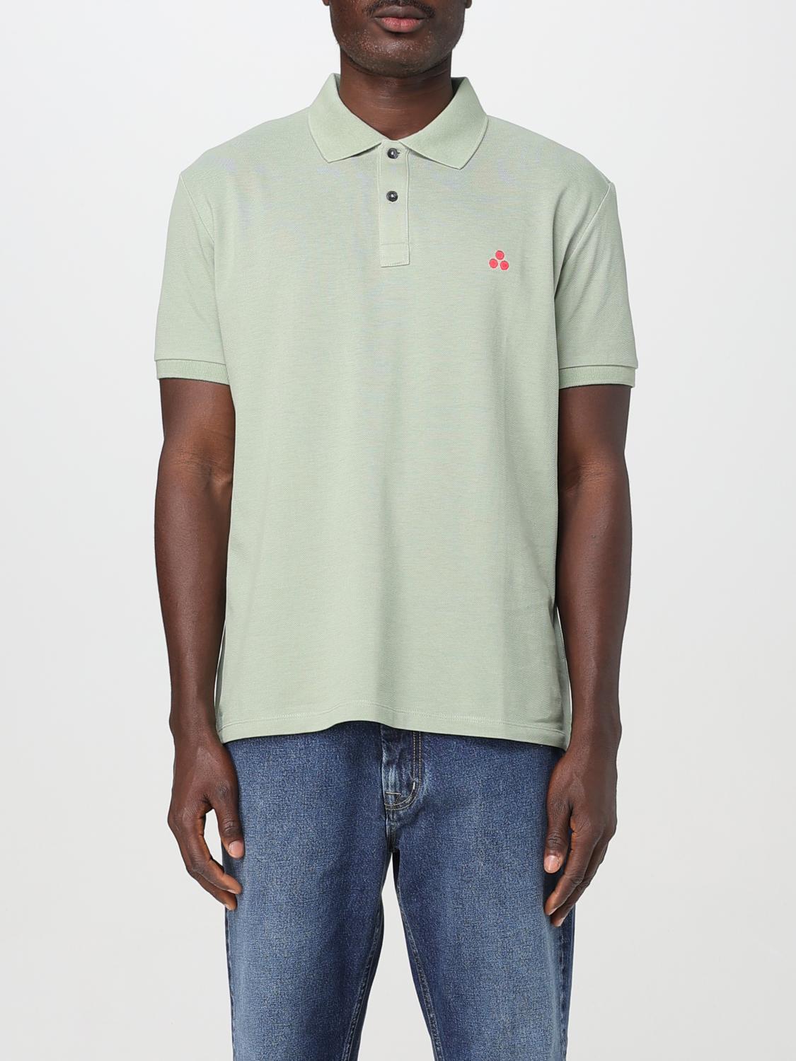 PEUTEREY POLO: Polo basic Peuterey in cotone, Verde - Img 1