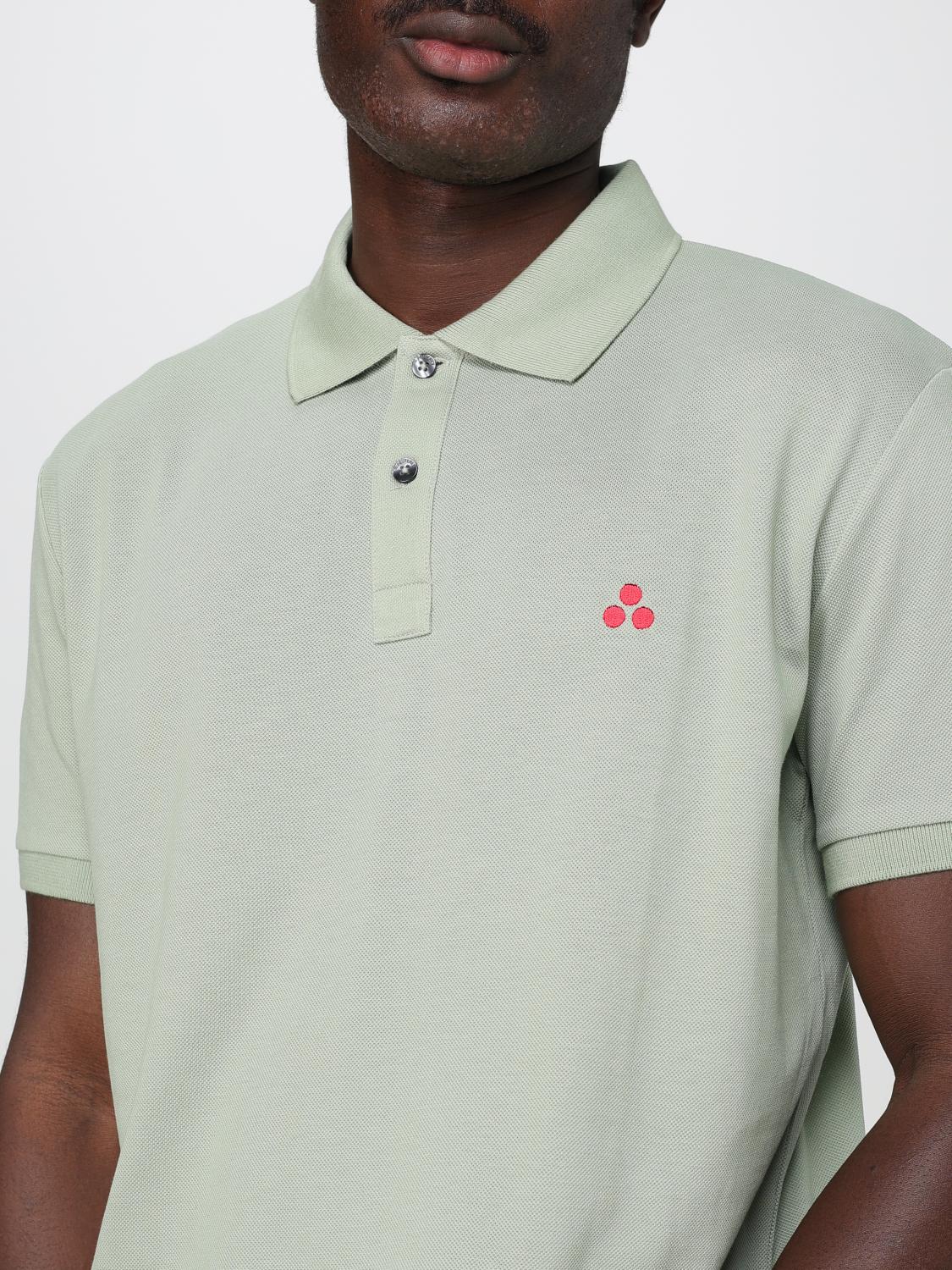 PEUTEREY POLO: Polo basic Peuterey in cotone, Verde - Img 3