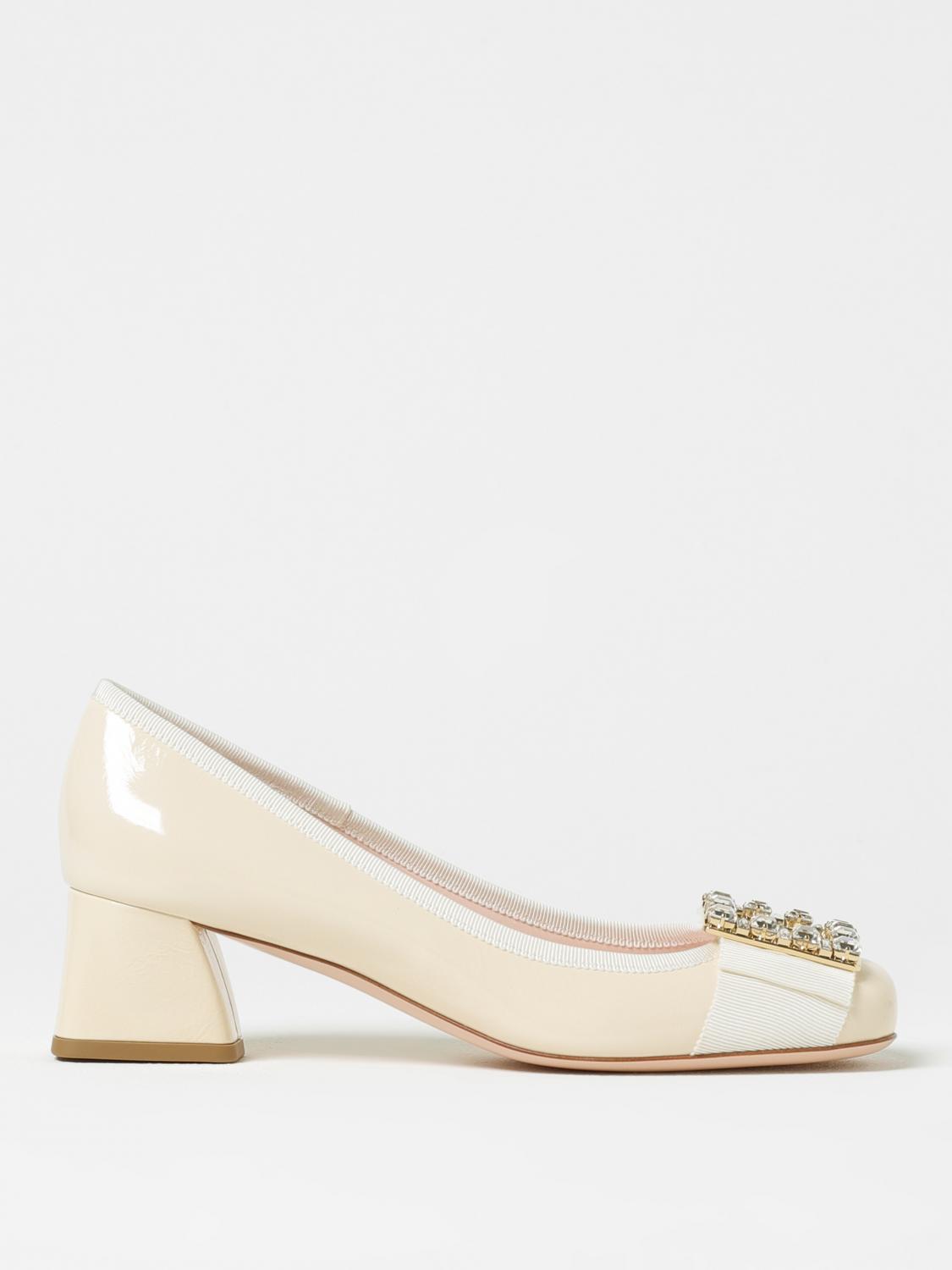 ROGER VIVIER PUMPS: Shoes woman Roger Vivier, Yellow Cream - Img 1