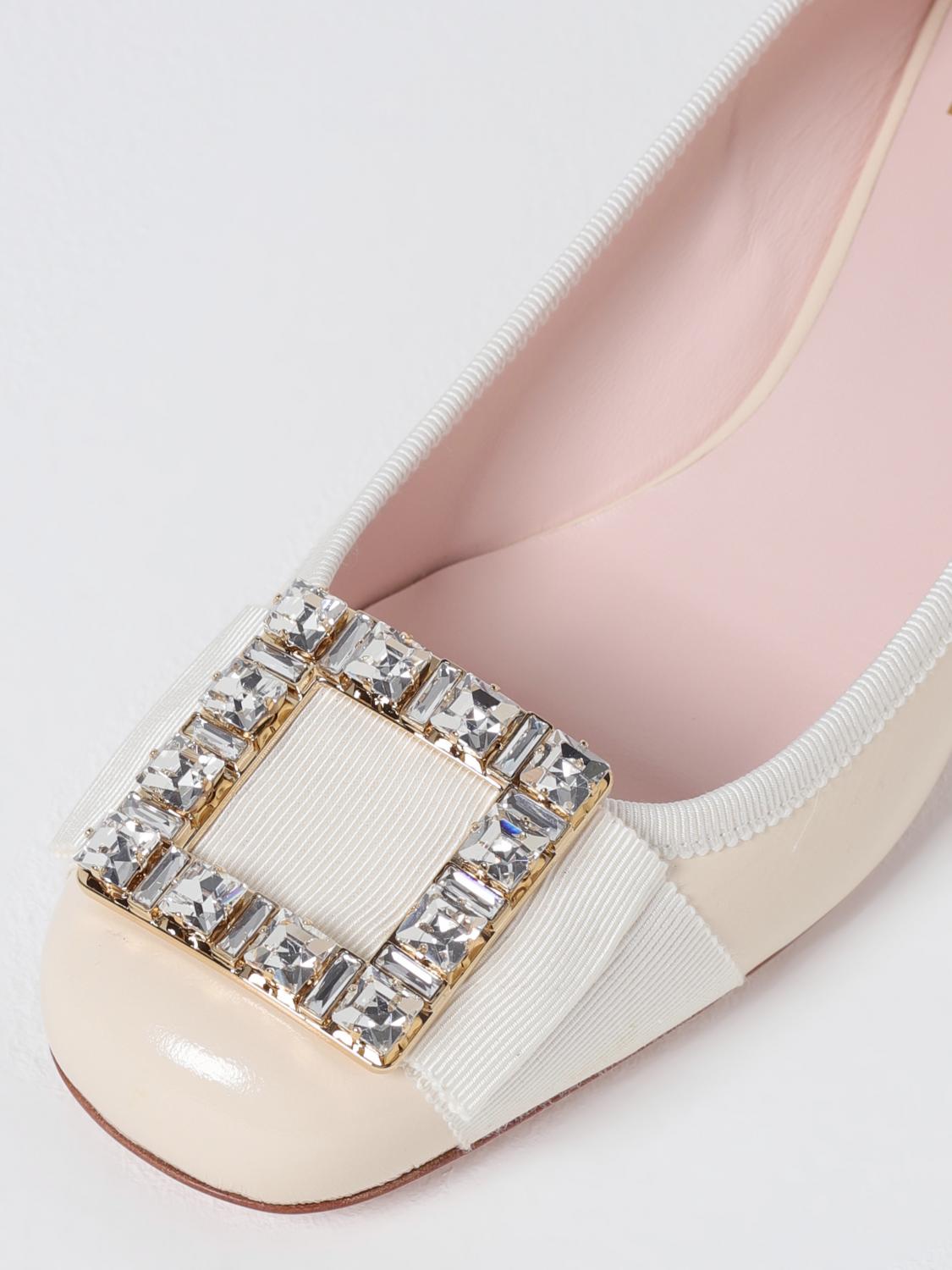 ROGER VIVIER PUMPS: Shoes woman Roger Vivier, Yellow Cream - Img 4