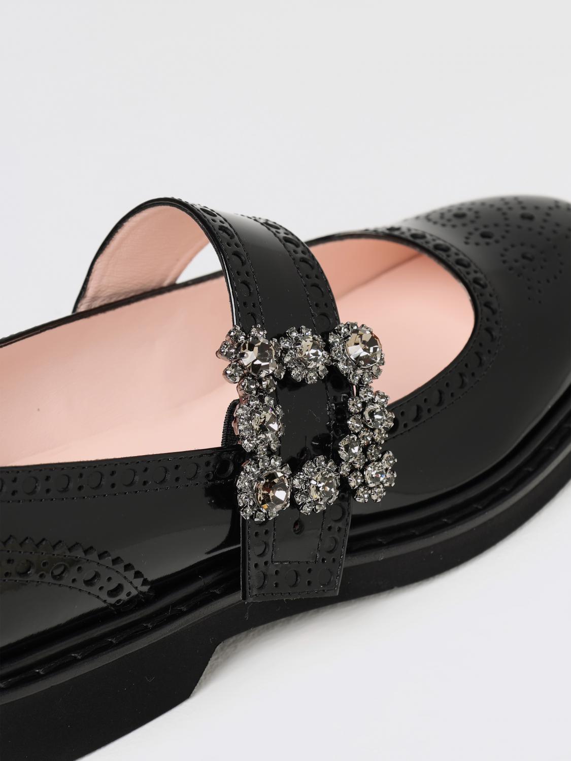 ROGER VIVIER БАЛЕТКИ: Обувь Женское Roger Vivier, Черный - Img 4