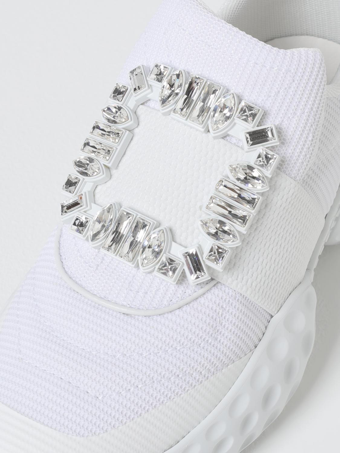 ROGER VIVIER BASKETS: Baskets femme Roger Vivier, Blanc - Img 4