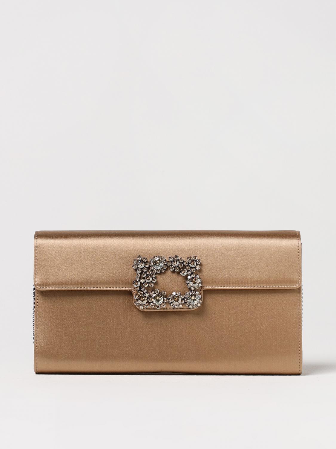 ROGER VIVIER CLUTCH: Shoulder bag woman Roger Vivier, Beige - Img 1