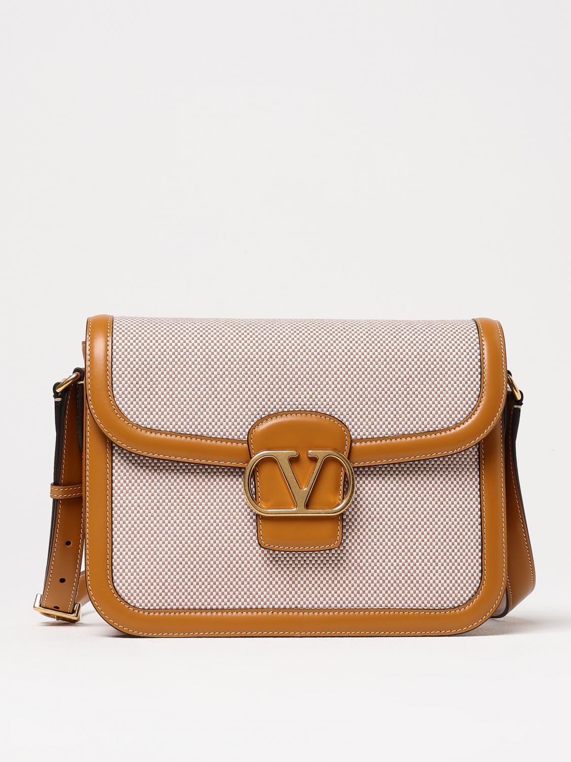 VALENTINO GARAVANI CROSSBODY BAGS: Shoulder bag woman Valentino Garavani, Yellow Cream - Img 1