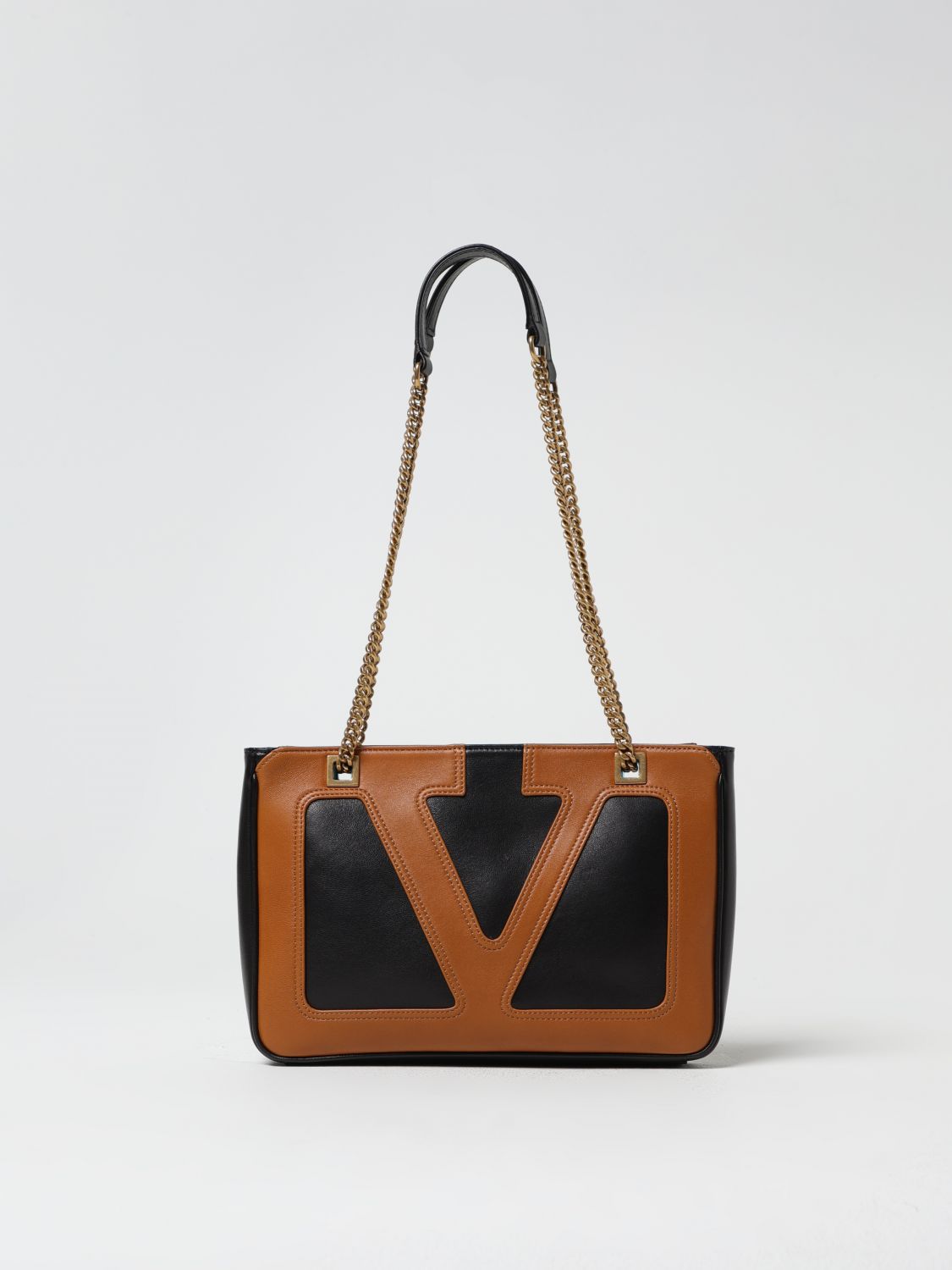 VALENTINO GARAVANI BOLSO DE HOMBRO: Bolso de hombro mujer Valentino Garavani, Marrón Oscuro - Img 1