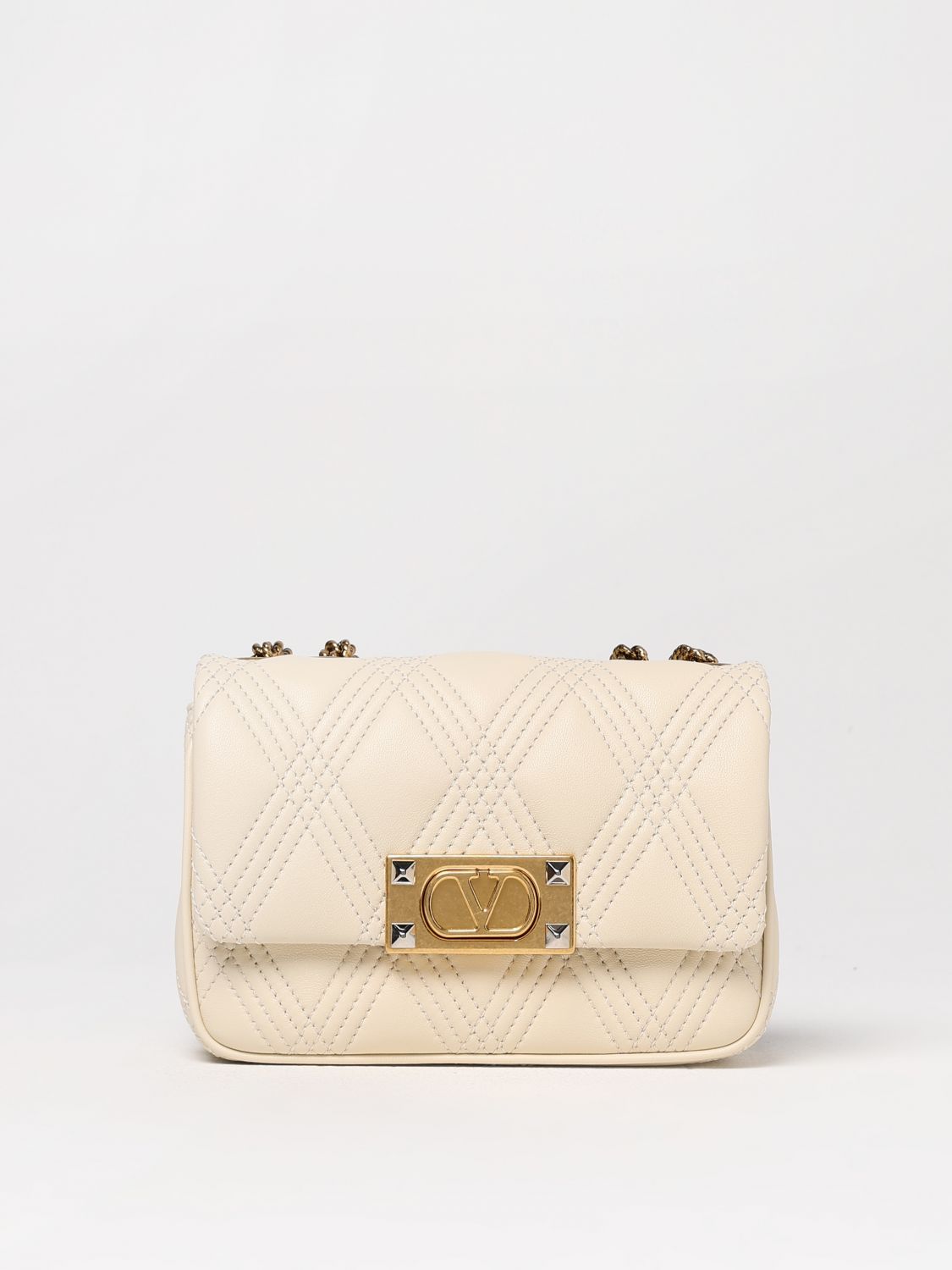 VALENTINO GARAVANI MINI-TASCHE: Schultertasche damen Valentino Garavani, Ivory - Img 1